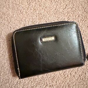 Rosetti Classic Black Leather Wallet